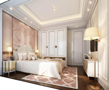 Simple European Style Bedroom-ID:695689732
