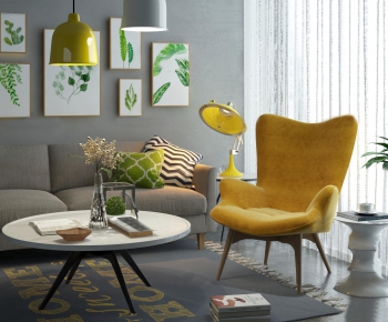 Nordic Style Sofa Combination-ID:426299812