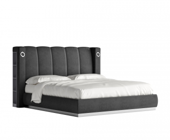Modern Double Bed-ID:378946754