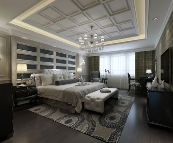 Simple European Style Bedroom-ID:458098845