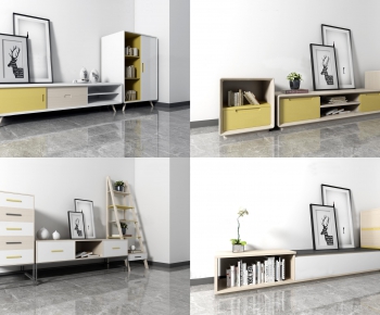 Nordic Style TV Cabinet-ID:625801796