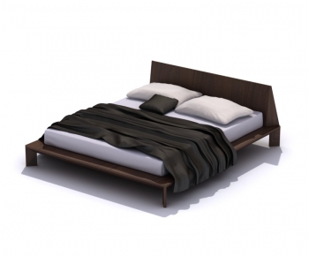 Modern Double Bed-ID:309904737