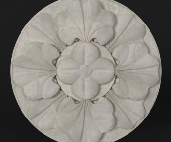 European Style Plaster Carved Top Plate-ID:957254996
