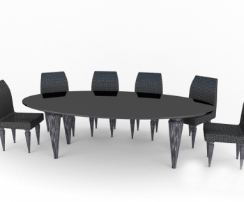 Modern Dining Table And Chairs-ID:979333733