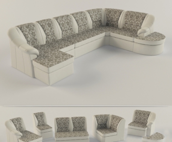 European Style Sofa Combination-ID:655016689