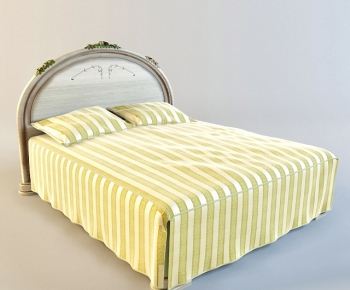 European Style Double Bed-ID:119098227