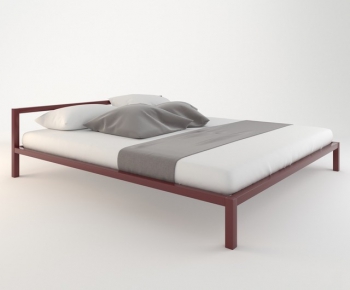 Modern Double Bed-ID:241625973
