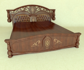 European Style Double Bed-ID:628241261