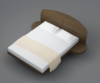 Modern Double Bed-ID:882806483