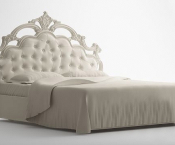 European Style Double Bed-ID:604287495