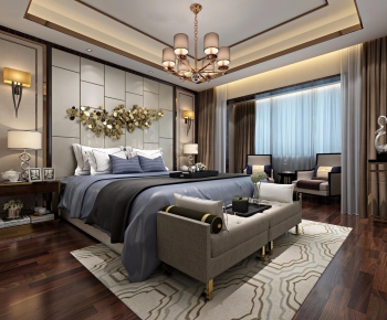 Modern Hong Kong Style Bedroom-ID:524031232