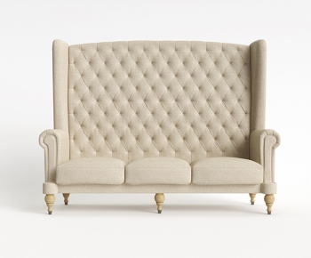 American Style Three-seat Sofa-ID:138638178