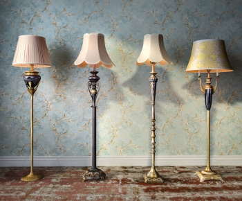 American Style European Style Floor Lamp-ID:700424763