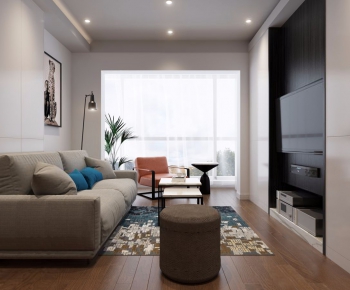 Modern A Living Room-ID:648289134
