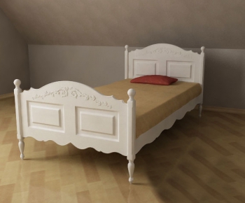 European Style Single Bed-ID:460073622