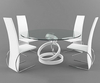 Modern Dining Table And Chairs-ID:999356286