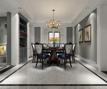 American Style Dining Room-ID:189989477