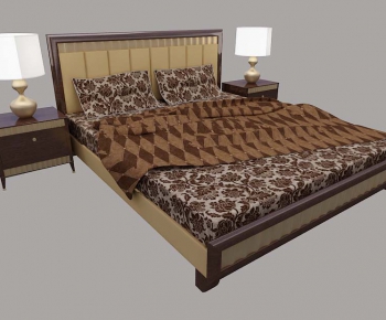 Modern Double Bed-ID:493926316
