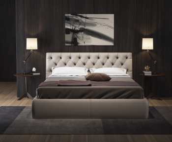 Modern Double Bed-ID:269004345
