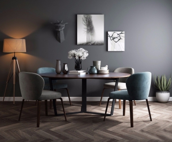Modern Dining Table And Chairs-ID:711684831