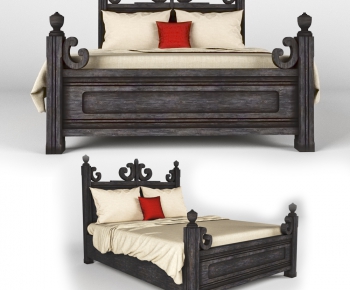 European Style Double Bed-ID:651335324