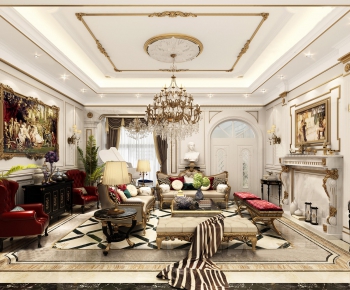 French Style A Living Room-ID:111721845