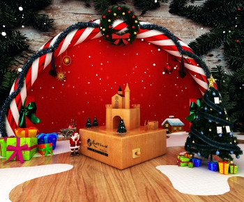 现代圣诞礼物圣诞树用品-ID:245268217