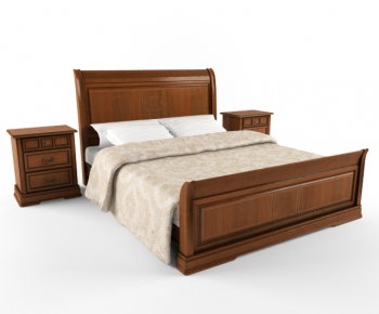 European Style Double Bed-ID:225065384
