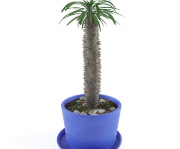 Modern Potted Green Plant-ID:358739668