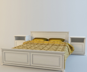 European Style Double Bed-ID:573624678
