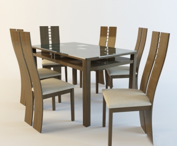 Modern Dining Table And Chairs-ID:188679185