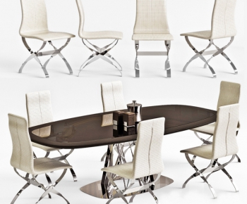 Modern Post Modern Style Dining Table And Chairs-ID:261697233