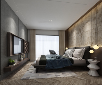 Modern Nordic Style Bedroom-ID:772845463