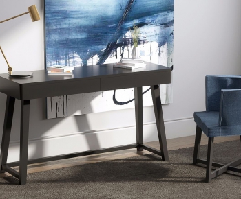 Modern Computer Desk And Chair-ID:431816525