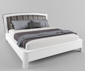 Modern Double Bed-ID:722276944