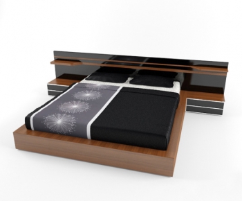 Modern Double Bed-ID:876971691