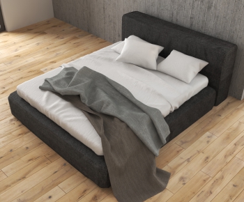 Modern Double Bed-ID:973444391