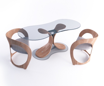 Modern Dining Table And Chairs-ID:358357842