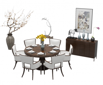 Modern Dining Table And Chairs-ID:797923533