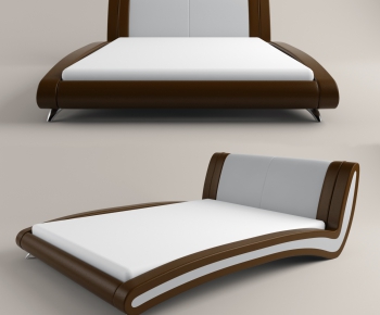 Modern Double Bed-ID:962723654