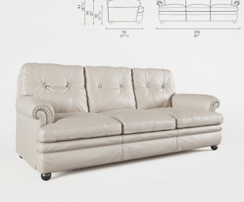 European Style Three-seat Sofa-ID:318675241