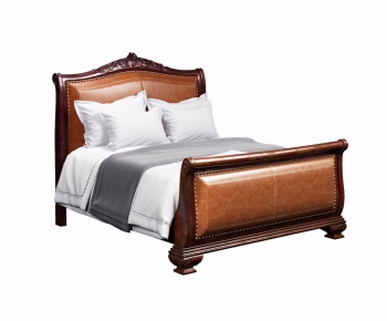 American Style Double Bed-ID:877798385