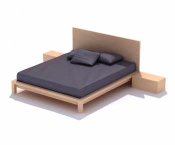 Modern Double Bed-ID:156124865