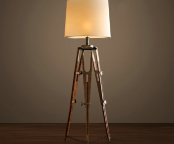 American Style Industrial Style Floor Lamp-ID:538557425