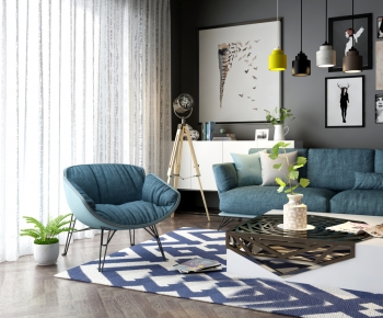 Nordic Style Sofa Combination-ID:999442292