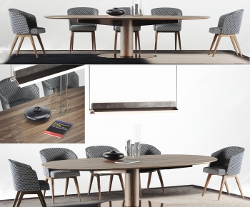 Nordic Style Dining Table And Chairs-ID:133783419