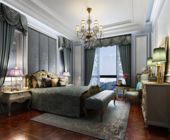 European Style New Classical Style Bedroom-ID:547208272