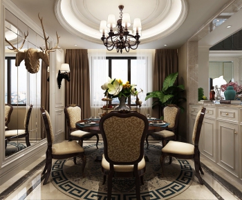 American Style Dining Room-ID:137900277