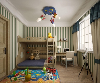 Simple European Style Children's Room-ID:780022772