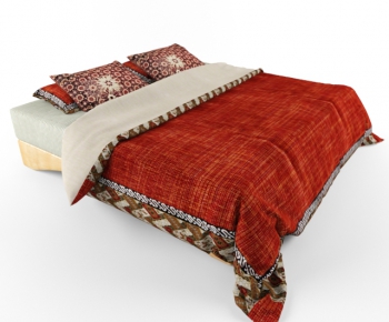 Modern Double Bed-ID:509371834